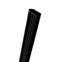1950mm Black Shower Door PVC Seal Strip - Glass 6-8mm