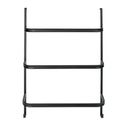 Black Hanging Towel Rack -Bathroom Accessories blkwmr d2