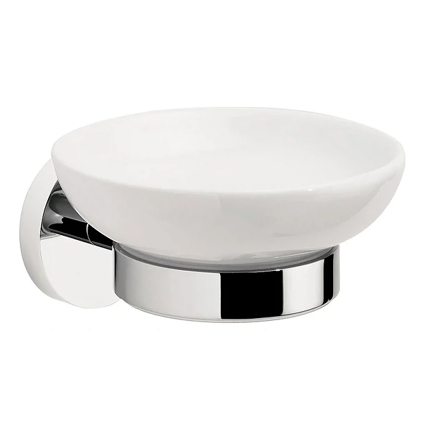 Crosswater - Central Ceramic Soap Dish And Holder 3 Crosswater - Central Ceramic Soap Dish And Holder