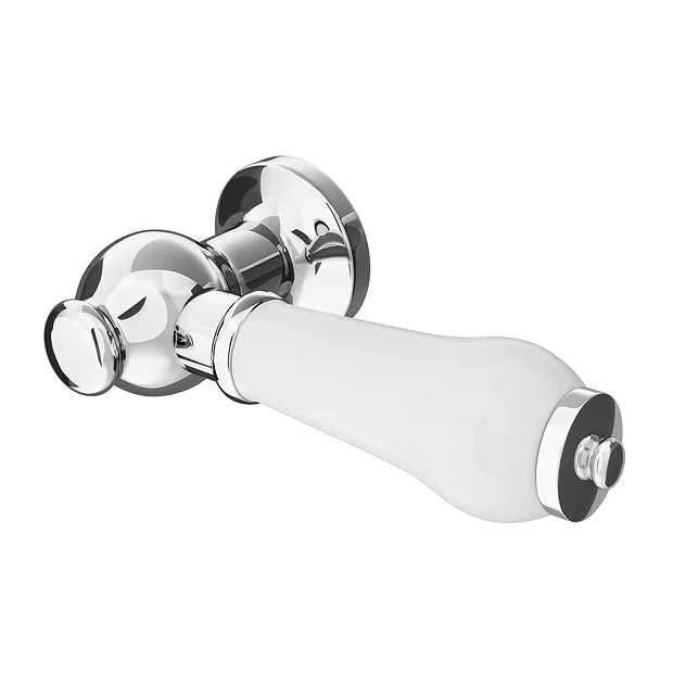 Chatsworth Luxury White Ceramic Cistern Lever Handle 3 Chatsworth Luxury White Ceramic Cistern Lever Handle