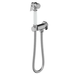 Chatsworth Traditional Douche Shower Spray Kit With Outlet Elbow Wall Bracket And Hose Chrome