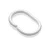 Croydex C-Type Shower Curtain Rings - White -Bathroom Accessories croydexctypeshowercurtainringswhitelarge