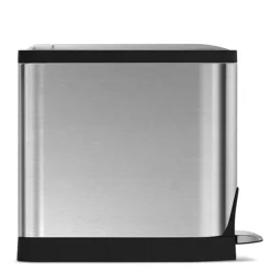 Simplehuman 10 Litre Butterfly Pedal Bin - Brushed Steel 10 Simplehuman 10 Litre Butterfly Pedal Bin - Brushed Steel -Bathroom Accessories cw1899 d4