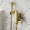 Arezzo Round Thermostatic Douche Bar Valve Brushed Brass -Bathroom Accessories dbvskbb 3 1