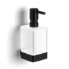 HIB Atto Black Wall Mounted Soap Dispenser 2 HIB Atto Black Wall Mounted Soap Dispenser -Bathroom Accessories dispenser black acatbk04