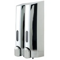 Euroshowers - Tall Double Liquid Dispenser - Chrome