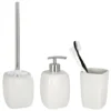 Wenko Faro Ceramic Bathroom Accessories Set - White -Bathroom Accessories farowhtsetl