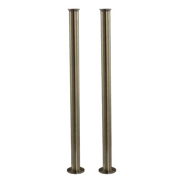 Chatsworth Antique Brass Standpipes For Freestanding Bath Taps 3 Chatsworth Antique Brass Standpipes For Freestanding Bath Taps