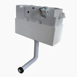 Burlington Traditional Concealed Cistern Inc. Ceramic Lever + Wall Hung Frame