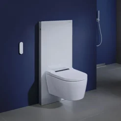 Geberit - Monolith WC Frame & Cistern For Wall Hung WC's - White/Aluminium 10 Geberit - Monolith WC Frame & Cistern For Wall Hung WC's - White/Aluminium -Bathroom Accessories geberitmonolithwcframecisternforwallhungwcswhited3
