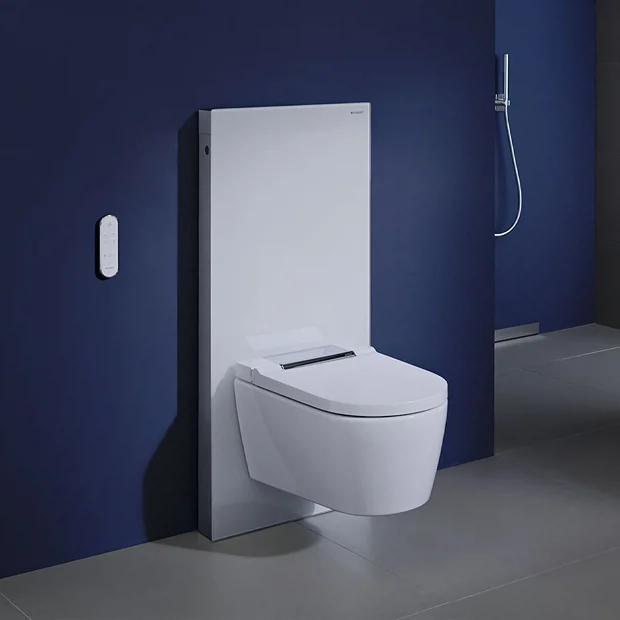 Geberit - Monolith WC Frame & Cistern For Wall Hung WC's - White/Aluminium 6 Geberit - Monolith WC Frame & Cistern For Wall Hung WC's - White/Aluminium - Image 4