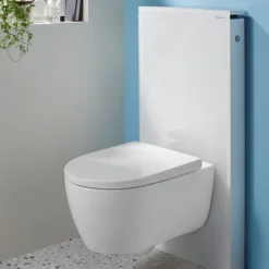 Geberit - Monolith WC Frame & Cistern For Wall Hung WC's - White/Aluminium