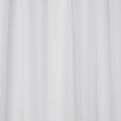 Croydex White Textile Shower Curtain W1800 X H1800mm