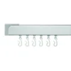 Croydex Professional Profile 400 Standard Shower Curtain Rail L-Shaped - Silver -Bathroom Accessories gp81700 l
