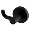 Arezzo Industrial Style Matt Black Single Robe Hook 1 Arezzo Industrial Style Matt Black Single Robe Hook -Bathroom Accessories isblkh l