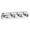 Smedbo Villa Quadruple Towel Hook - Polished Chrome -Bathroom Accessories k259 l