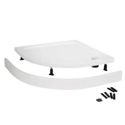 Easy Plumb Shower Tray Panel And Leg Set (1200 X 1000 Curved Panel)
