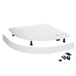 Easy Plumb Shower Tray Panel And Leg Set (1000 X 1000 Curved Plinth)