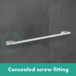 Hansgrohe AddStoris Chrome Single Towel Rail -Bathroom Accessories lifestyle cgb l