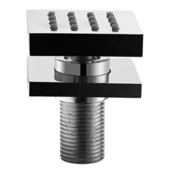 Milan Body Jet - 1 X Slim Square Jet -Bathroom Accessories milanbodyjet1xslimsquarejetdetail1