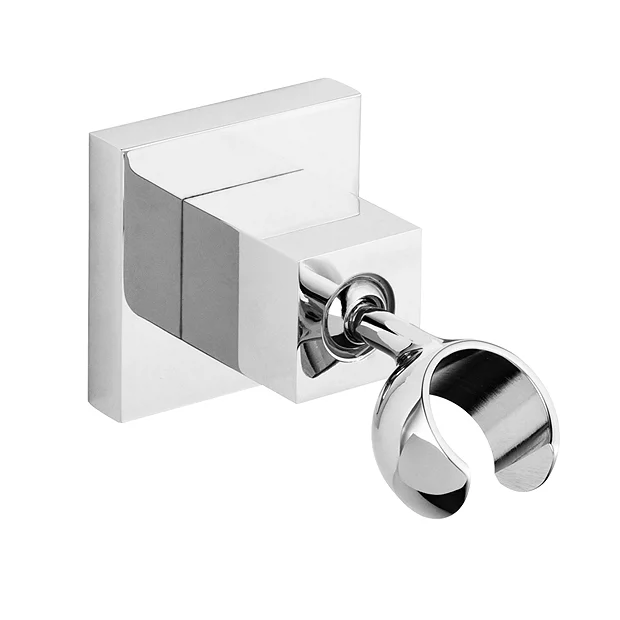 Milan Luxury Square Adjustable Shower Handset Holder 3 Milan Luxury Square Adjustable Shower Handset Holder