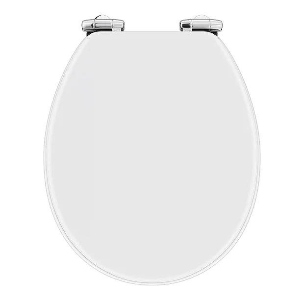 Chatsworth White Soft Close Toilet Seat 4 Chatsworth White Soft Close Toilet Seat - Image 2