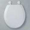 Tavistock Meridian Gloss White Moulded Wood Toilet Seat