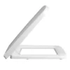 Nuie Square Soft Close Toilet Seat 2 Nuie Square Soft Close Toilet Seat -Bathroom Accessories ncu799nd