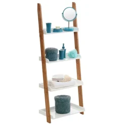 Nostra Ladder Shelf Unit -Bathroom Accessories nostraladdershelfunitd1