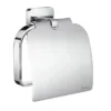 Smedbo Ice Toilet Roll Holder With Cover - Polished Chrome -Bathroom Accessories ok3414 l