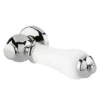 Old London Chrome Ceramic WC Lever -Bathroom Accessories oldlondonchromeceramicwcleverlda001l