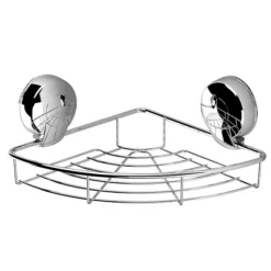 Orion SuctionLoc Chrome Corner Shower Basket 5 Orion SuctionLoc Chrome Corner Shower Basket -Bathroom Accessories orsl02 l