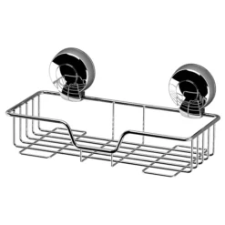 Orion SuctionLoc Chrome Rectangular Shower Basket -Bathroom Accessories orsl03 l