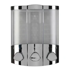 Croydex Euro Soap Dispenser Trio - Chrome 12 Croydex Euro Soap Dispenser Trio - Chrome -Bathroom Accessories pa6610410ai3