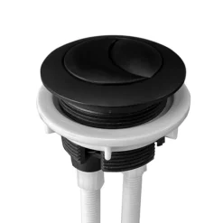 Arezzo Matt Black Push Button For Close Coupled Cisterns -Bathroom Accessories pb02mb d2