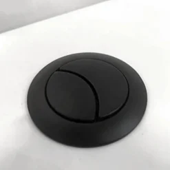 Arezzo Matt Black Push Button For Close Coupled Cisterns