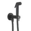 Crosswater MPRO Matt Black Integrated Douche Valve, Handset & Holder