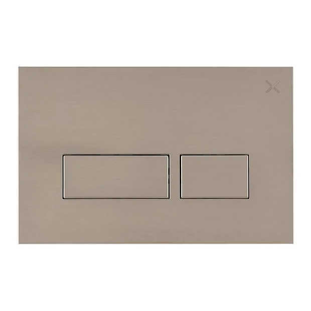 Crosswater MPRO Stainless Steel Effect Dual Flush Plate 3 Crosswater MPRO Stainless Steel Effect Dual Flush Plate