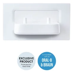 Proofvision Oral-B In Wall Electric Toothbrush Twin Charger - White Plastic 7 Proofvision Oral-B In Wall Electric Toothbrush Twin Charger - White Plastic -Bathroom Accessories pv11p d1n