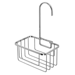 Croydex Hanging Shower Riser Rail Caddy - Chrome Plated -Bathroom Accessories qm260441ai1