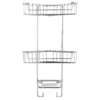 Croydex Corner Shower Storage Basket Chrome - 3 Tier 1 Croydex Corner Shower Storage Basket Chrome - 3 Tier -Bathroom Accessories qm262841ai3
