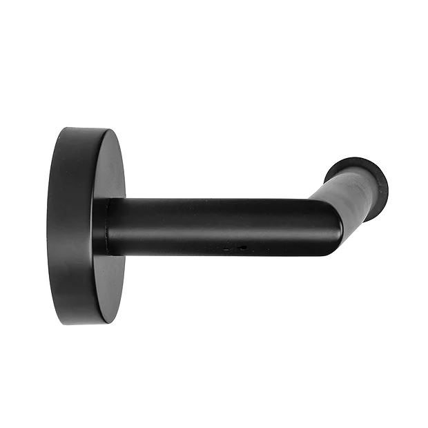 Croydex Black Epsom Flexi-Fix Toilet Roll Holder 7 Croydex Black Epsom Flexi-Fix Toilet Roll Holder - Image 5