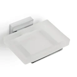Croydex Cheadle Flexi-Fix Soap Dish & Holder -Bathroom Accessories qm511941ai1
