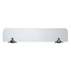 Croydex Grosvenor Flexi-Fix Glass Shelf - Gold