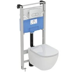 Ideal Standard Oleas P1 Chrome Pneumatic Dual Flush Plate -Bathroom Accessories r0116jg d2 1