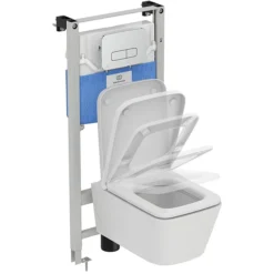 Ideal Standard Oleas M3 Chrome Mechanical Dual Flush Plate -Bathroom Accessories r0123aa d2