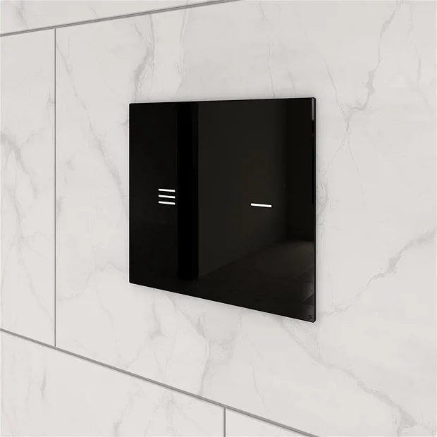 Ideal Standard Symfo NT1 Black Touchless Glass Dual Flushplate 5 Ideal Standard Symfo NT1 Black Touchless Glass Dual Flushplate - Image 3