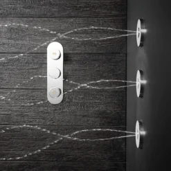 Crosswater - Dial Rotating Round Body Jet -Bathroom Accessories rb800c d1