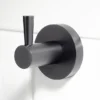 Bristan Black Round Robe Hook -Bathroom Accessories rdhookblk d2
