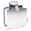 Smedbo House - Polished Chrome Toilet Roll Holder With Lid -Bathroom Accessories rk3414 l